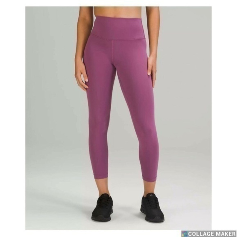 Lululemon InStill HR Tight 25" purple NEW size 12